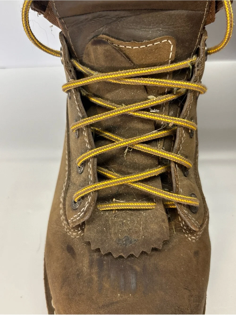 Danner Gritstone men’s 8” size 9 Brown Suede Work Boot with Vibram ASTM F2892-11